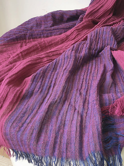 Dámská letní šála Colorblock Tassel Shawl