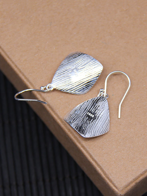 Women Casual Stripe S925Sliver Earrings