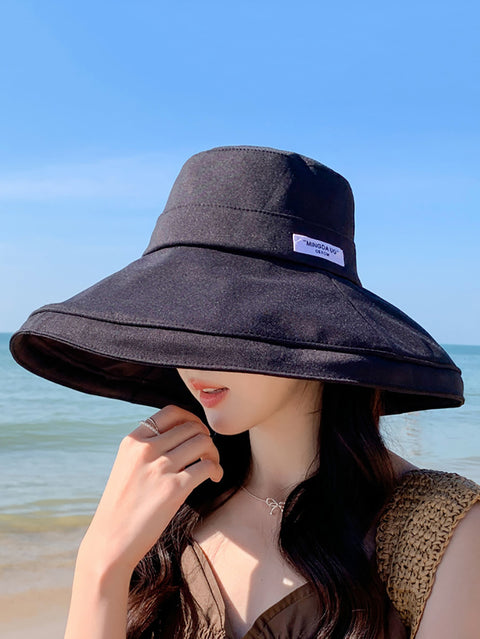 Women Casual Sunproof Large Brim Hat