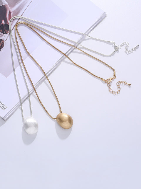 Women Casual Alloy Pandent Necklace